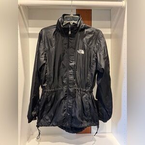 The North Face Hydrenaline Hooded Windbreaker – DWR - Black – Women’s S (Fits M)